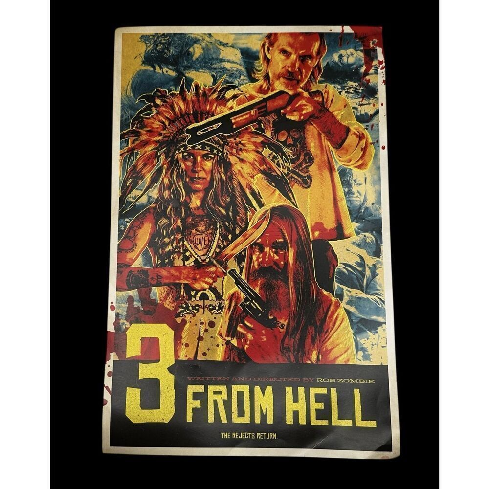 Devils Rejects 3 From Hell Movie Limited Edition Promo Movie Poster 11x17